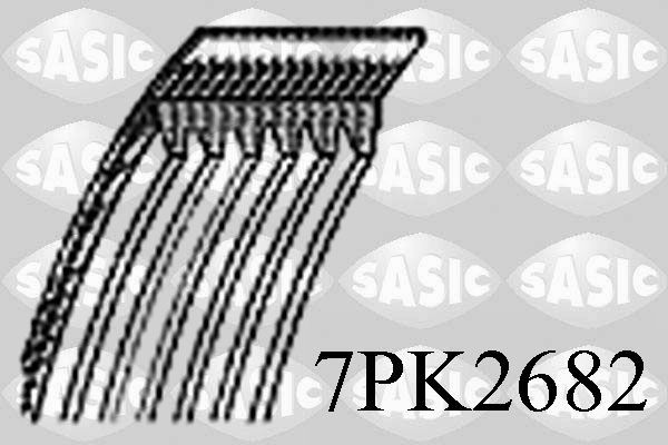 SASIC 7PK2682: Soonrihm 2682mm, Ribide arv: 7