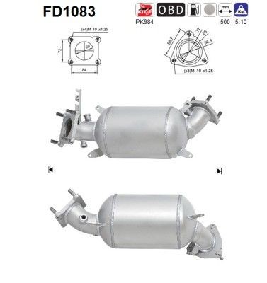 AS FD1083: Tahmafilter