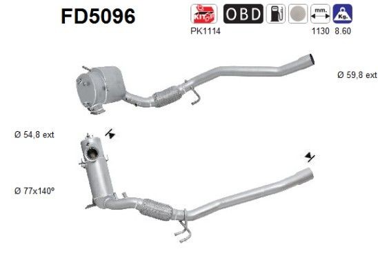 AS FD5096: Tahmafilter