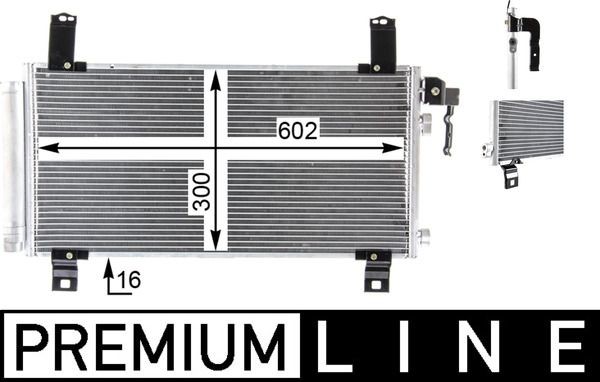 MAHLE ORIGINAL AC 794 000P: Condensator, climatizare cu uscator