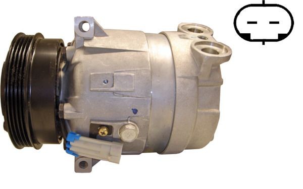MAHLE ORIGINAL ACP 1100 000S: Compresor AC cu inel etansare