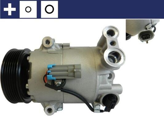 MAHLE ORIGINAL ACP 156 000S: Compresseur de climatisation BEHR avec bague d'étanchéité
