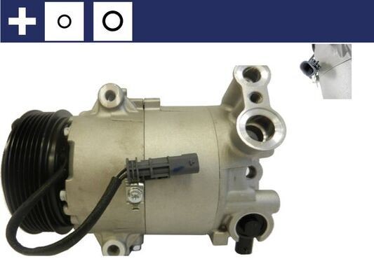 MAHLE ORIGINAL ACP 177 000S: Compressore aria condizionata BEHR con anello tenuta