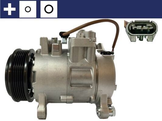 MAHLE ORIGINAL ACP 473 000S: Compresor AC cu inel etansare