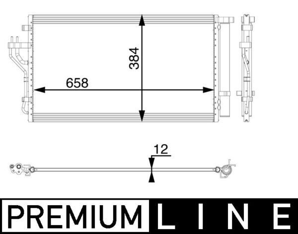 MAHLE ORIGINAL ACP 48 000P: Compresor AC