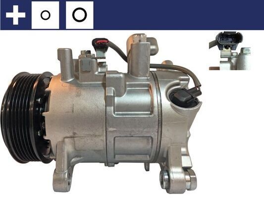 MAHLE ORIGINAL ACP 515 000S: Compresor AC cu inel etansare