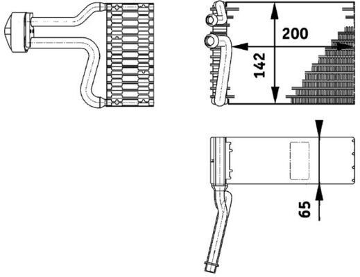 MAHLE ORIGINAL ACP 640 000P: Compresor AC