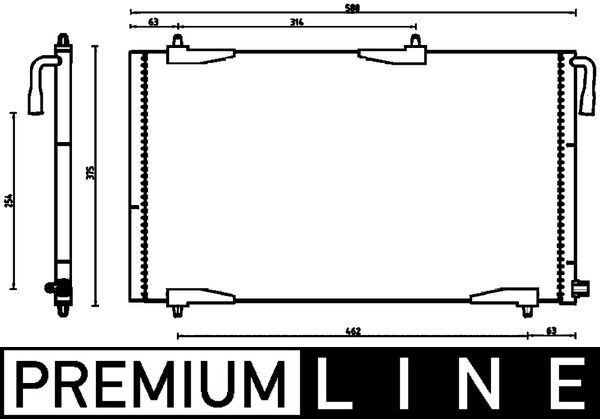MAHLE ORIGINAL ACP 673 000P: Compresor AC