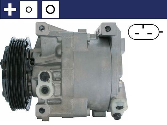 MAHLE ORIGINAL ACP 873 000S: Compresor AC cu inel etansare