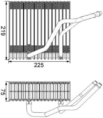MAHLE ORIGINAL AE 38 000S: Aurusti, kliimaseade ilma ekspansioonklapita