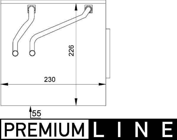 MAHLE ORIGINAL AE 49 000P: Evaporator, aer conditionat fara supapa expansiune