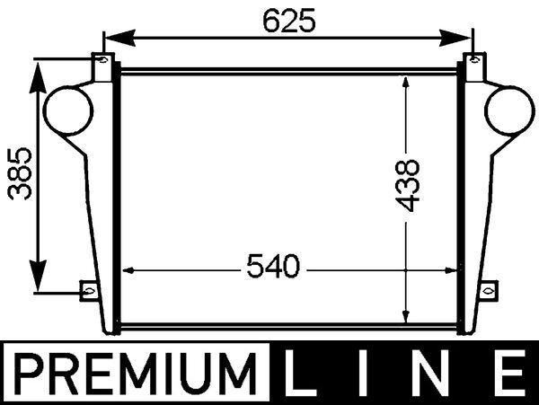 MAHLE ORIGINAL CFF 158 000P: Ventilator, radiator 404mm