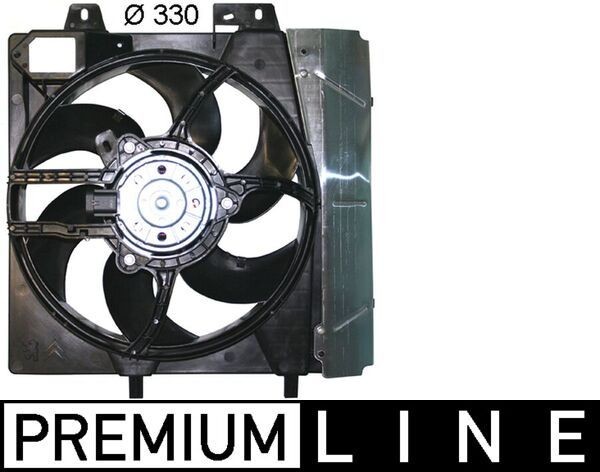 MAHLE ORIGINAL CFF 272 000P: Ventilator, radiator 330mm, cu rama aerisire radiator