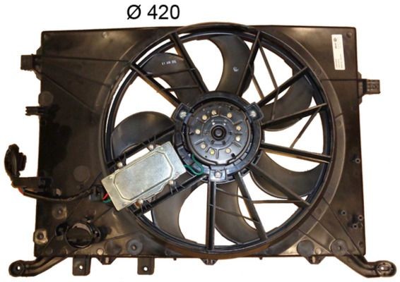 MAHLE ORIGINAL CFF 376 000S: Ventilátor chladenia motora 420mm, s ramikom vetraka chaldica