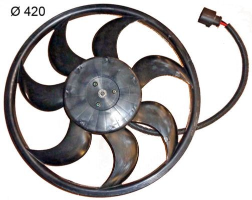 MAHLE ORIGINAL CFF 392 000S: Ventilator, radiator 420mm, fara rama aerisire radiator