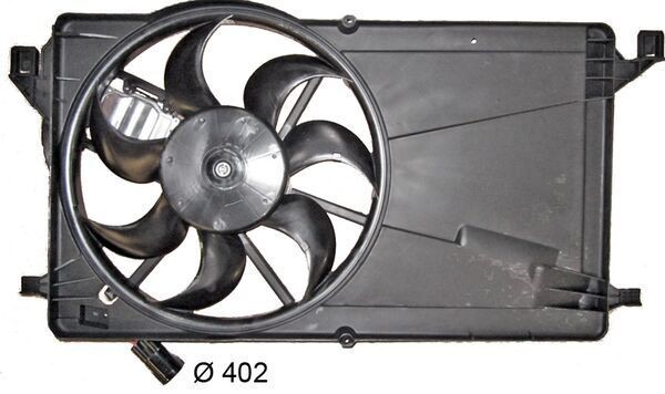 MAHLE ORIGINAL CFF 396 000S: Ventilator, radiator 405mm, cu rama aerisire radiator