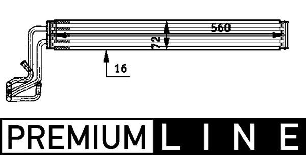 MAHLE ORIGINAL CLC 50 000P: Õliradiaator, roolimine