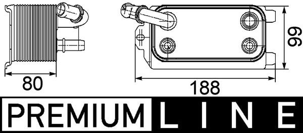 MAHLE ORIGINAL CLC 72 000P: Radiator racire ulei, cutie de viteze automata