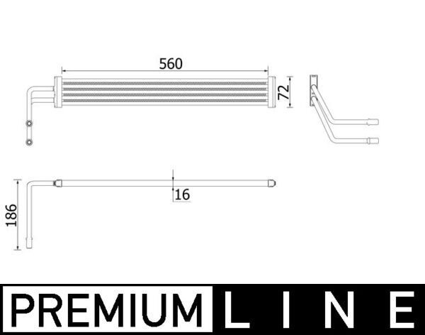 MAHLE ORIGINAL CLC 93 000P: Õliradiaator, roolimine