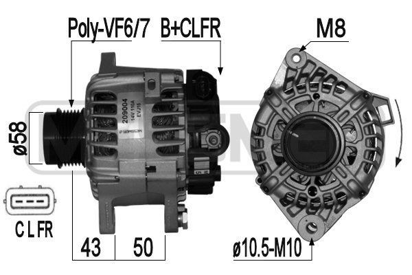 MESSMER 209004A: Generaator 110A