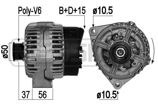 MESSMER 209041A: Generaator 150A