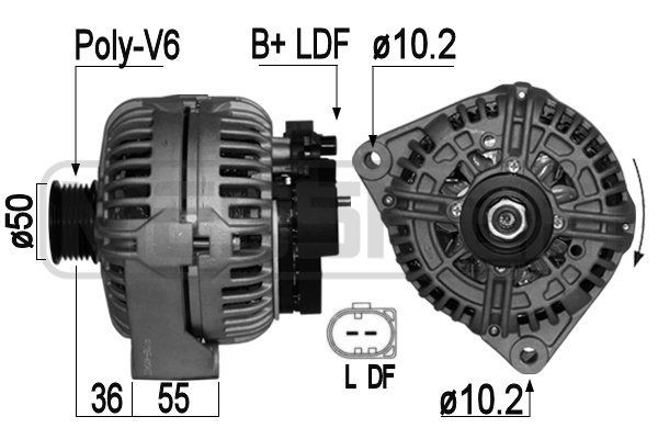 MESSMER 209049A: Alternateur 150A