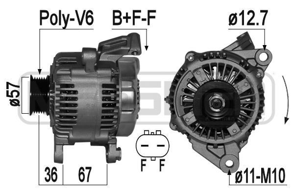 MESSMER 209345A: Generaator 136A