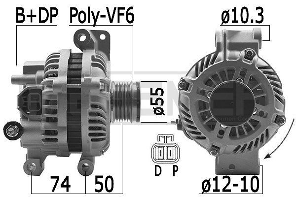 MESSMER 209483A: Dynamo / Alternator 90A
