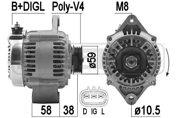 MESSMER 209488A: Alternatore 80A