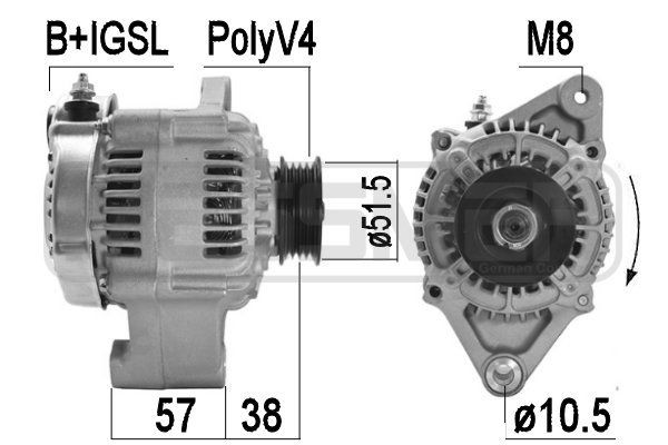 MESSMER 209509A: Generaator 50A