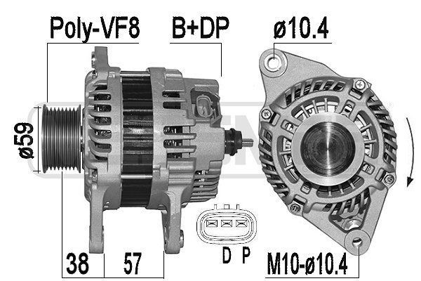 MESSMER 209525A: Generaator 100A