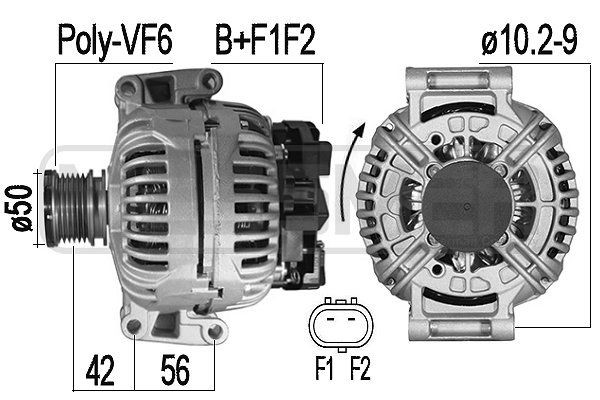 MESSMER 209538A: Generaator 150A