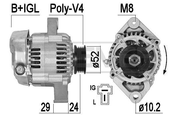 MESSMER 209547A: Generaator 60A