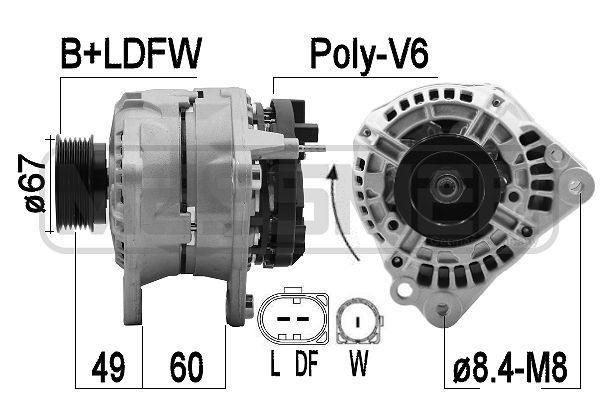 MESSMER 209554A: Generaator 90A