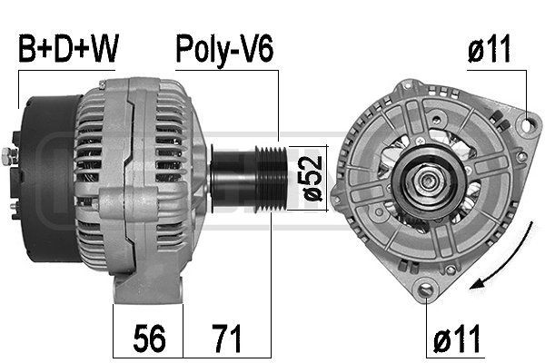 MESSMER 209559A: Generaator 130A