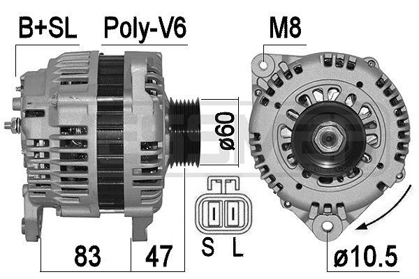 MESSMER 209579A: Dynamo / Alternator 110A