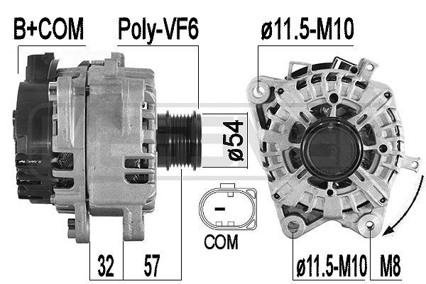 MESSMER 209589: Generaator 240A