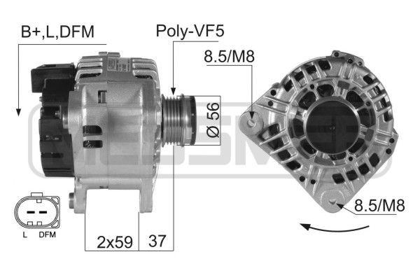 MESSMER 210007A: Generaator 120A