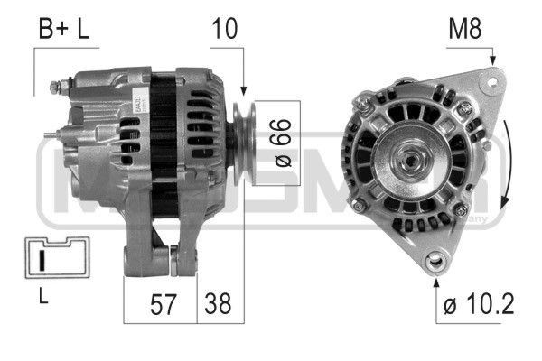 MESSMER 210015A: Alternateur 50A
