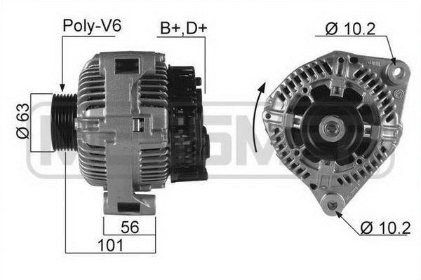 MESSMER 210021A: Generaator 95A