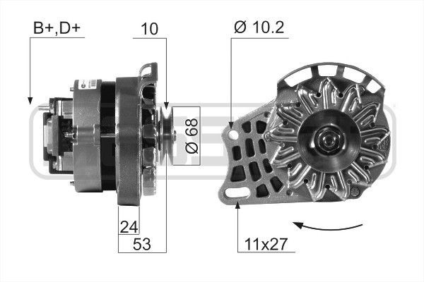 MESSMER 210023A: Generaator 55A