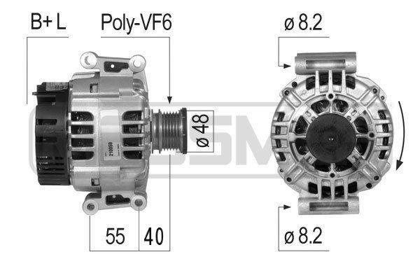 MESSMER 210059A: Generaator 115A