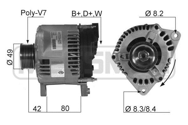 MESSMER 210067A: Generaator 100A
