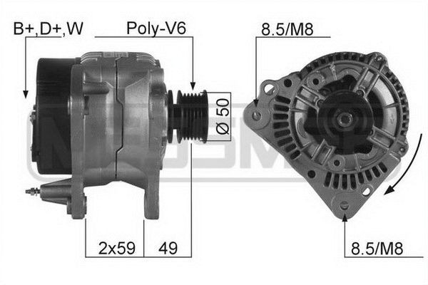 MESSMER 210120A: Generaator 90A