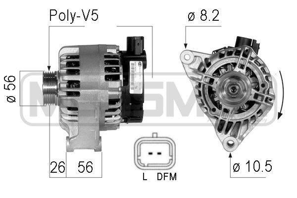 MESSMER 210123A: Generaator 80A