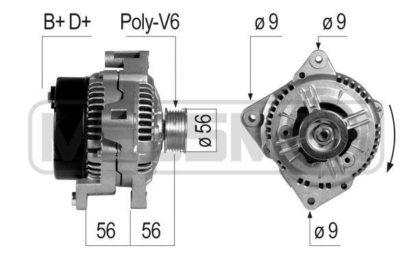 MESSMER 210181A: Generaator 100A