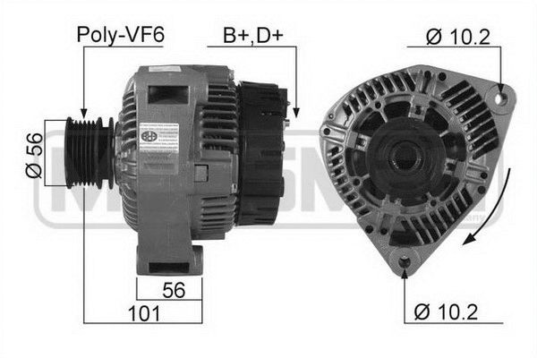MESSMER 210198A: Generaator 90A