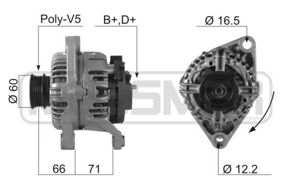 MESSMER 210201A: Generaator 80A