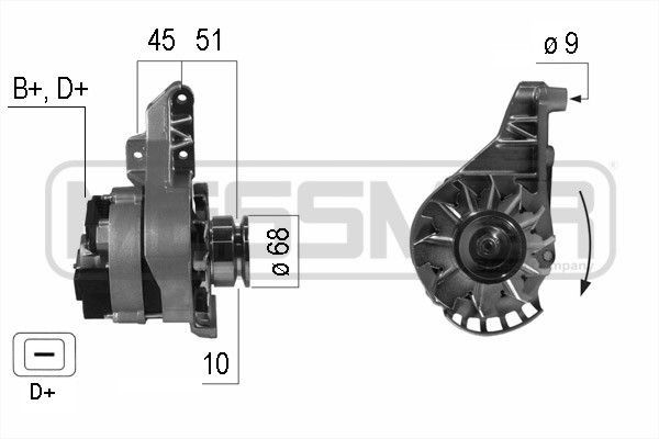 MESSMER 210232A: Generaator 60A