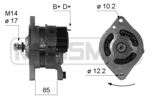 MESSMER 210248A: Generator 65A